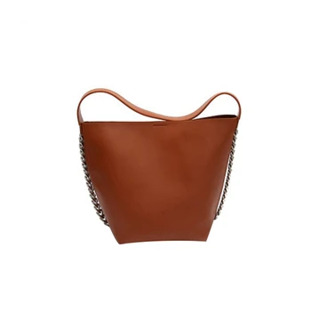 

AUAU-Simple Bucket Bucket Bag Fashion Shoulder Bag Trend Chain Women Bag