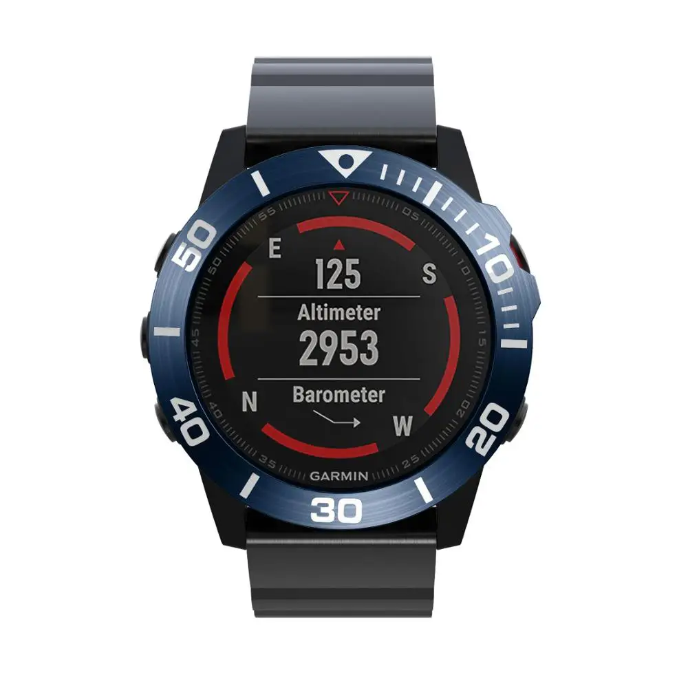 Безель, кольцо, умные аксессуары для Garmin Fenix 5 5X3 3HR, браслет для часов, клейкая крышка, металлическое кольцо с защитой от царапин, Безель - Цвет: A1