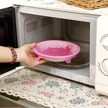 12 шт. силиконовые крышки для хранения свежих, универсальные крышки для кастрюли, пищевая эластичная крышка, оберточная чаша, кухонные принадлежности для хранения