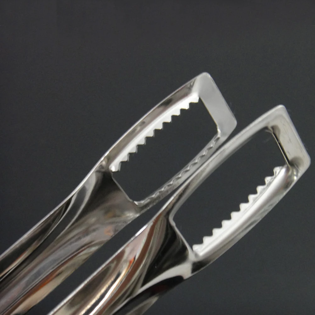 Бар многофункциональный инструмент портативный Sawtooth барбекю Кухня из нержавеющей стали льда щипцы ПИЩЕВЫЕ ЗАЖИМ вечерние аксессуары клип