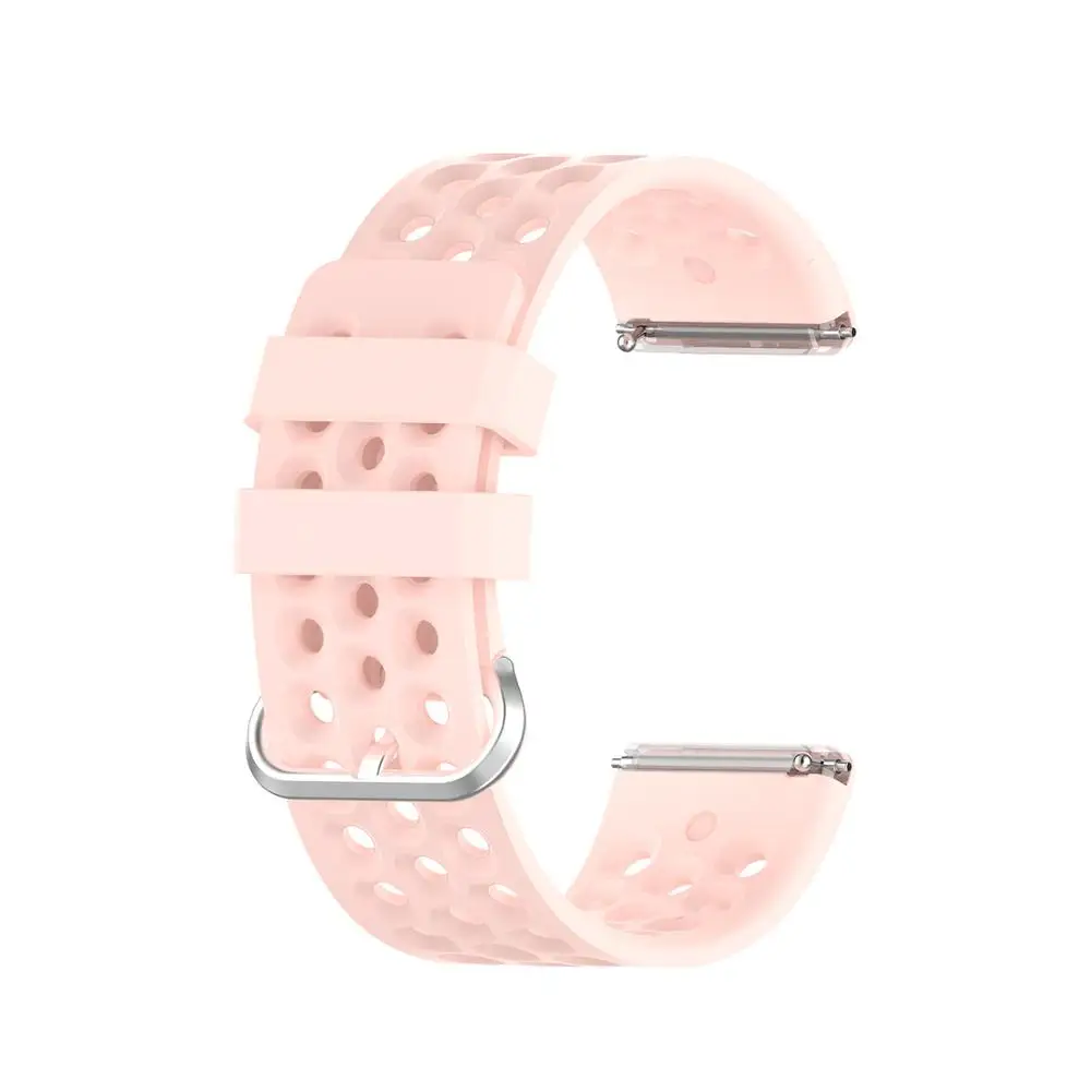 Pink Мягкий силиконовый ремешок для Fitbit Versa 2/Versa Lite Смарт-часы браслет Сменные аксессуары Correa Новинка - Цвет: Pink