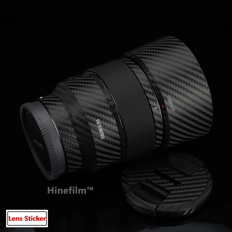 sony fe 85mm f1.8 lente decalque protetor