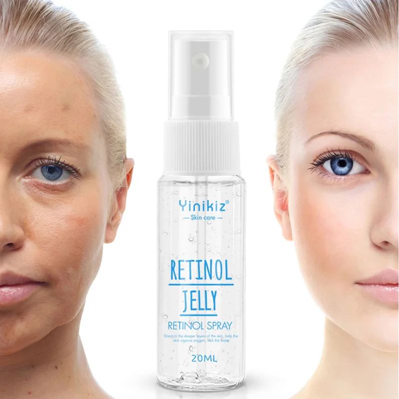 

Retinol Jelly Spray Face Cream Vitamin A Anti Aging Wrinkles Acne Hyaluronic Acid Whitening Cream Floral Spray