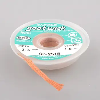 

Residue Tin Desoldering Wire Suction Line 2.5mm Wicks Remover