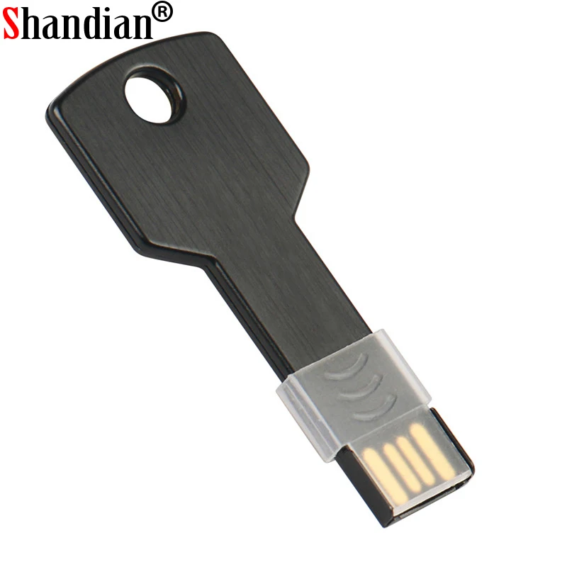 SHANDIAN металлический USB флеш накопитель карта памяти Ручка для ключей привод 4 ГБ 8 16