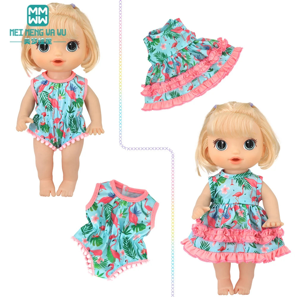 Doll clothes Fashion dresses swimsuits tableware 12 Inch 30CM Toys Crawling Doll accessories barbie doll clothes doll clothes doll clothes accessories doll accessories