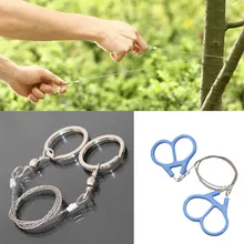 

Portable Stainless Steel Wire Saw Emergency Hand Chain Saw Cutter Hunting Camping Hiking Travel Survival Tool Outdoor Wire Saw