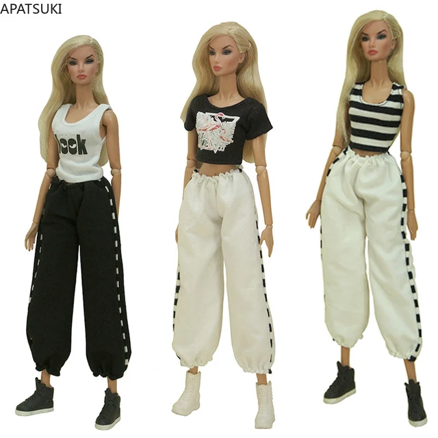 1/6bjd boneca roupas camisa topos calças pijamas conjunto casa roupas para  grande 1/6, yosd, 30cm boneca roupas acessórios sapatos - AliExpress