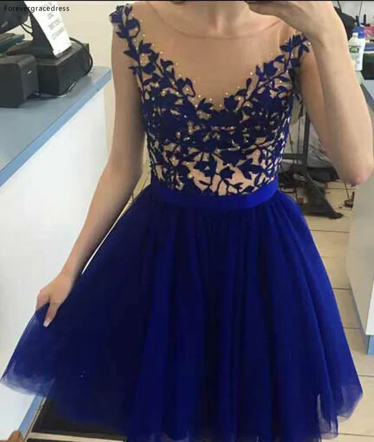 royal blue club dress