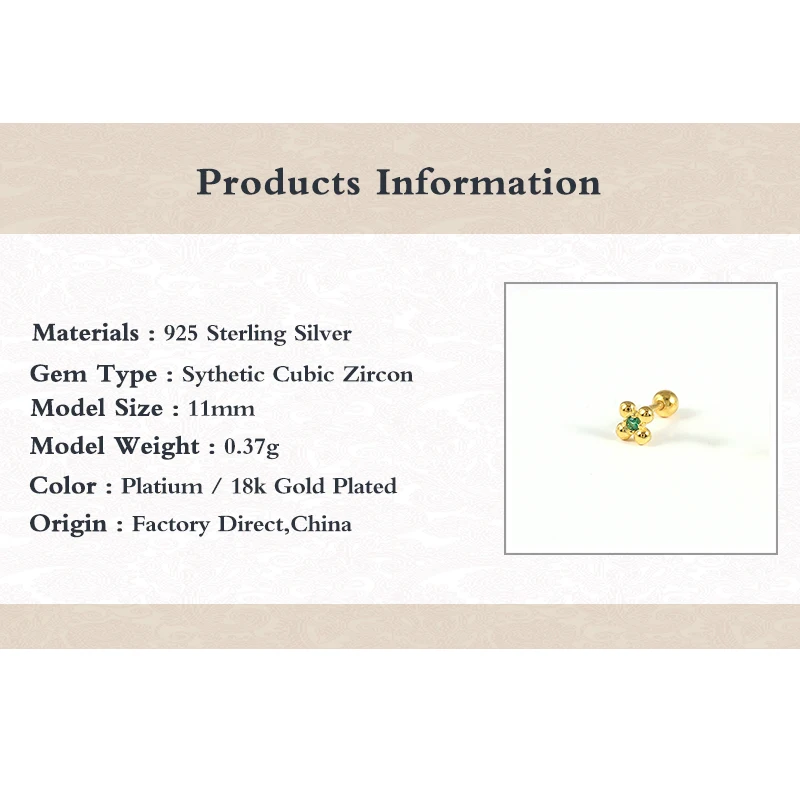 S925 Sterling Silver Women's Earring Jewerly Gift Minimalist Piercing pendientes plata 925 Bling Zircon Cute Mini Stud Earrings