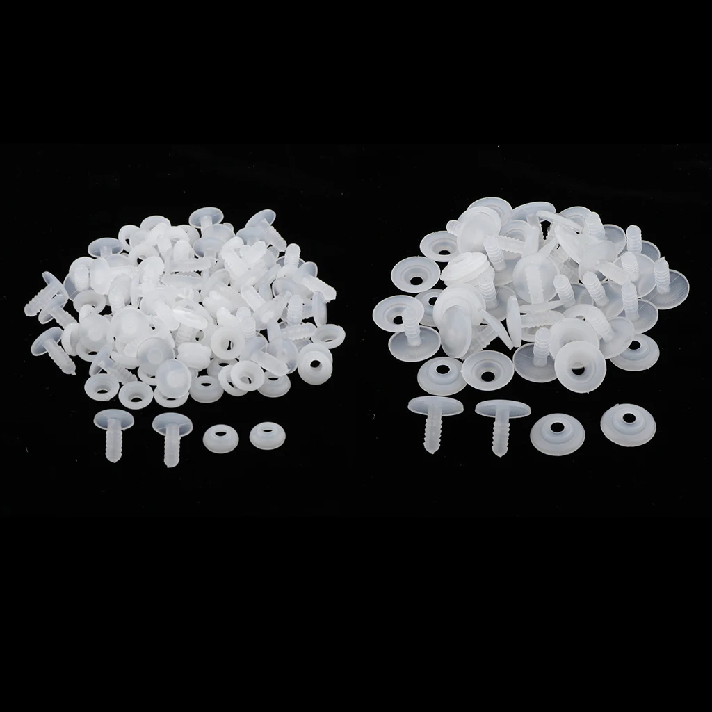 20/30sets White Plastic Toy Joints For Dolls/Teddy/Animal Making DIY Crafts