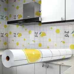 PVC Aluminum Coating Waterproof Modern Kitchen Living Room Furniture Desktop Self Adhesive Contact Paper Home Decor wallpapers