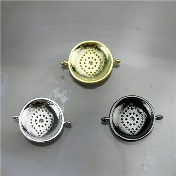 

16*16mm 10pcs/lot Fashion cz micro pave charm,abalone shell cz connector jewelry,bracelet/necklace/earring accessories
