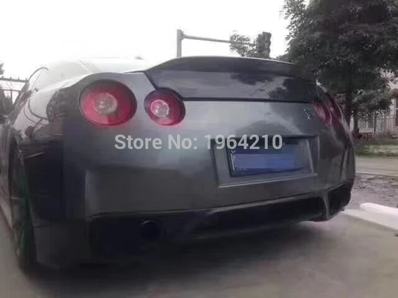 Автомобильный Стайлинг для Nissan GTR R35 углеродного волокна задний багажник Комплект кузова автомобиля Тюнинг часть заднего для багажника, бампера Крышка для Nissan GTR R35