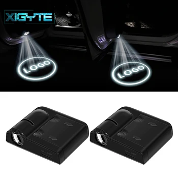 

2x Wireless Led Car Door Welcome Laser Projector Logo Ghost Shadow Light For Volkswagen Ford BMW Toyota Mercedes Benz Mazda Audi