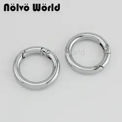 3 шт. тест, внутренняя ширина 25,5 мм 1 ", хромированное металлическое уплотнительное кольцо пружинное кольцо для ключей декоративная пряжка diy