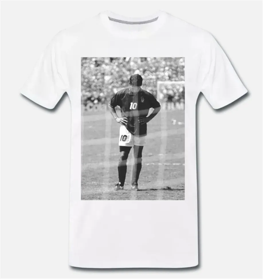 

T-Shirt Maglia Roberto Baggio Fiorentina Juve Calcio Vintage Anni 80 2 S-M-L-Xl Graphic Tee Shirt