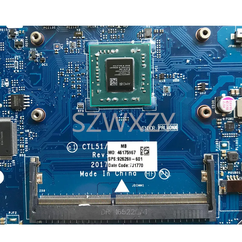 Для hp 255 G6 Материнская плата ноутбука 926268-501 926268-601 LA-E841P A6-9220