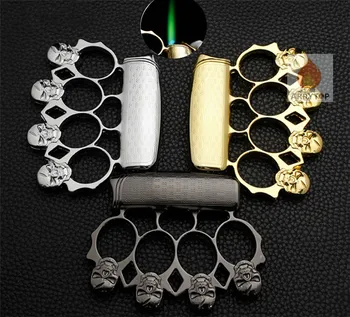 

Brass knuckles lighter Self-defense multi-function windproof Butane fuel gas lighters for Self-defense GL013