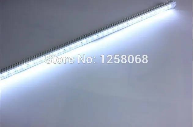 Fanlive 30 шт./партия 72led 5630 SMD 20 Вт/м Светодиодные Автомобильные трубы для потолка Бар свет 12В Dc24v твердая полоса подвешивания лампа натуральный белый