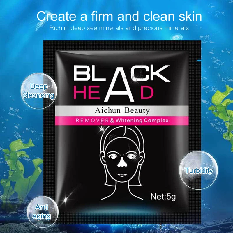 Black Face Mask Blackhead Remover Deep Exfoliating Peel Off Mask Mud Lasting Moisturizing Nourish Whitening Masks Women TSLM1