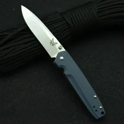 Benchmade 485 Folding Knife G10 Handle Outdoor Camping Self Defense Multifunctional Military Knives Pocket EDC Tool