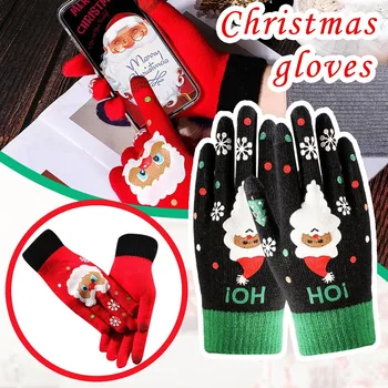 

Open fingered gloves Half Finger flip thickened Christmas warm youth gloves Sep 7th