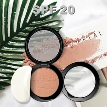 Pressed Powder Highlighter Concealer Oil-control Waterproof Smudge-proof Long Lasting Blush Face Powder Pallete