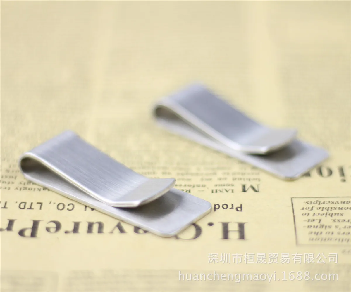 

Stainless Steel Bill Folder Outdoor Purse EDC Gadget Thick Wallet