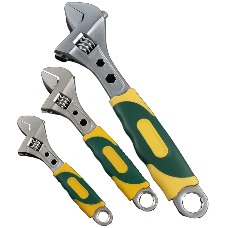 

New Adjustable Wrench Metal Multi-Function Wrench Repair Tool