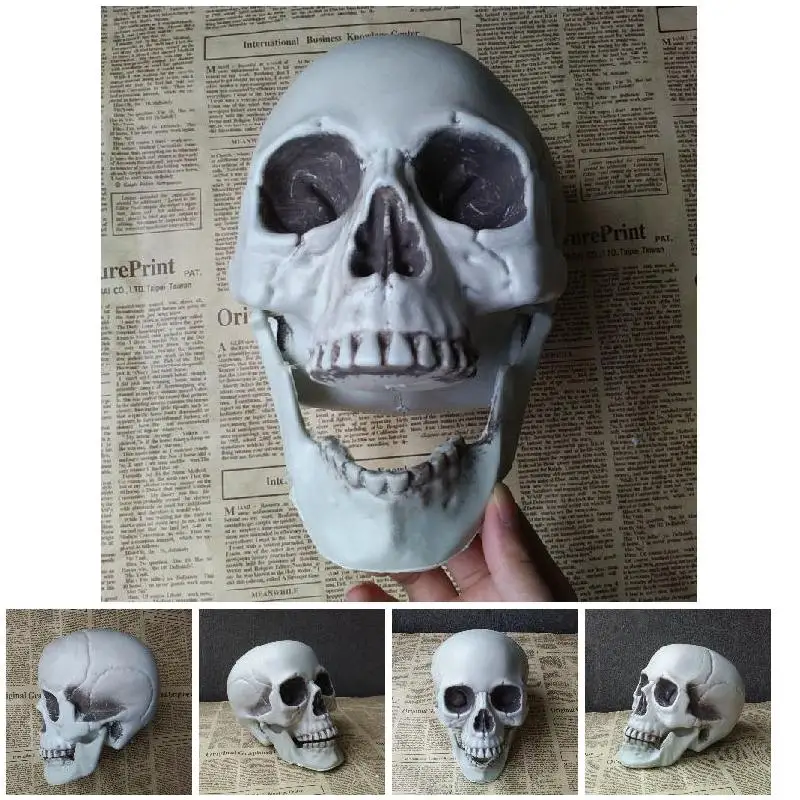 Новая игрушка для Хэллоуина, Череп, голова, Декор, кафе-бар, украшение для дома, вечерние игрушки, TE889