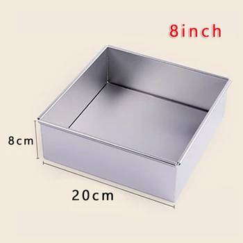 

Bakeware Bread Mold Mould Kitchen Aluminum Alloy Square Cake Cutter DIY Cake Ring Mold Cake Layered Baking Tools For Kitchen