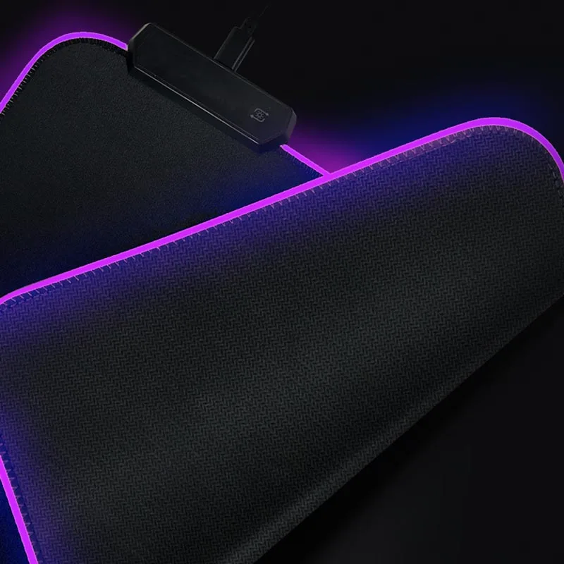 XGZ игровой коврик для мыши RGB светодиодный светильник коврик из натурального каучука компьютерный мягкий коврик большая клавиатура стол для CSGO