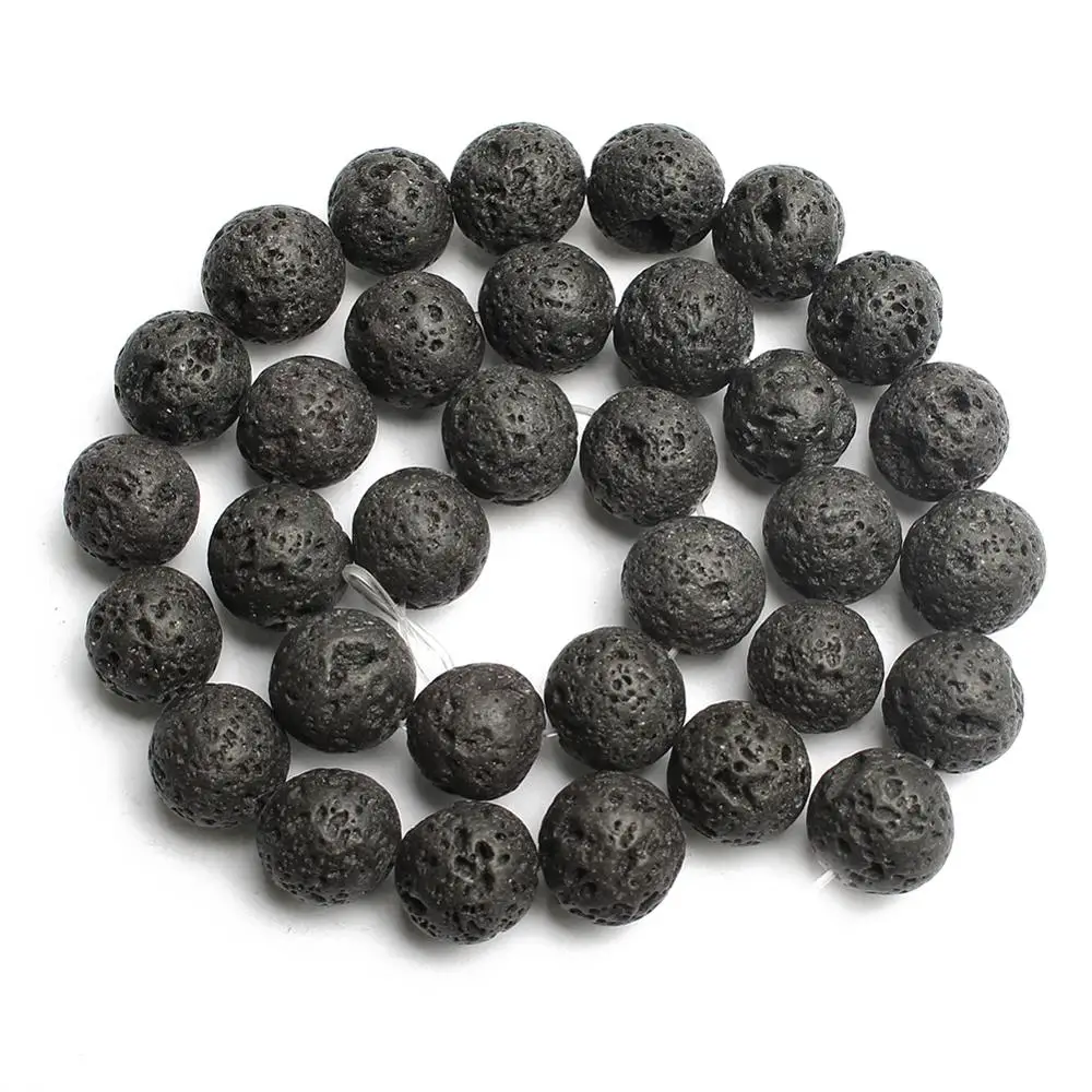 Natural Lava Stone Beads 4