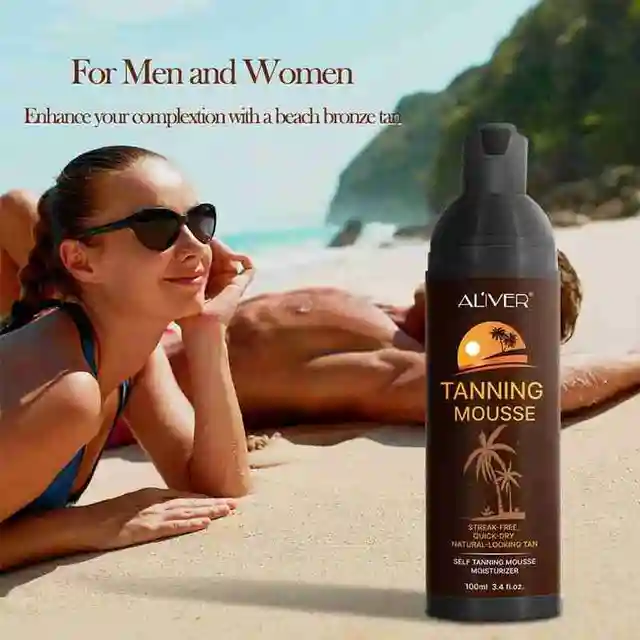 Body Self Tanners Cream Tanning Mousse For Bronzer Sun Skin Block Skin Care Nourishing Solarium Body