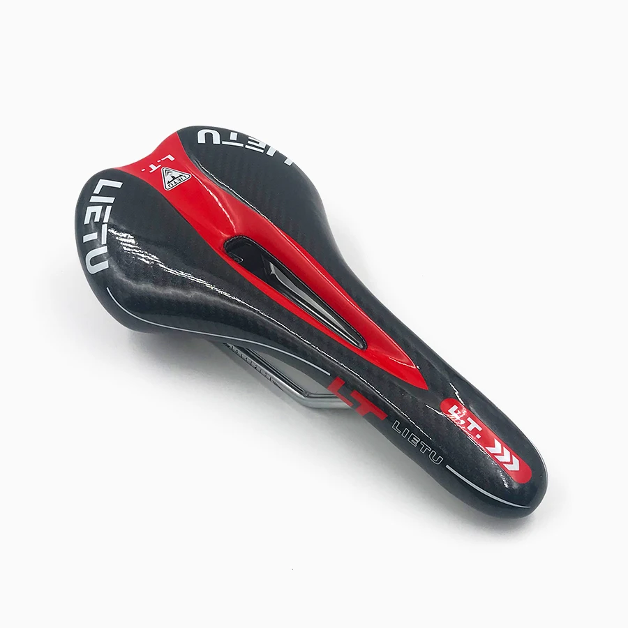 Дышащее велосипедное седло LIETU MTB Триатлон горная дорога кожа стальной рельс