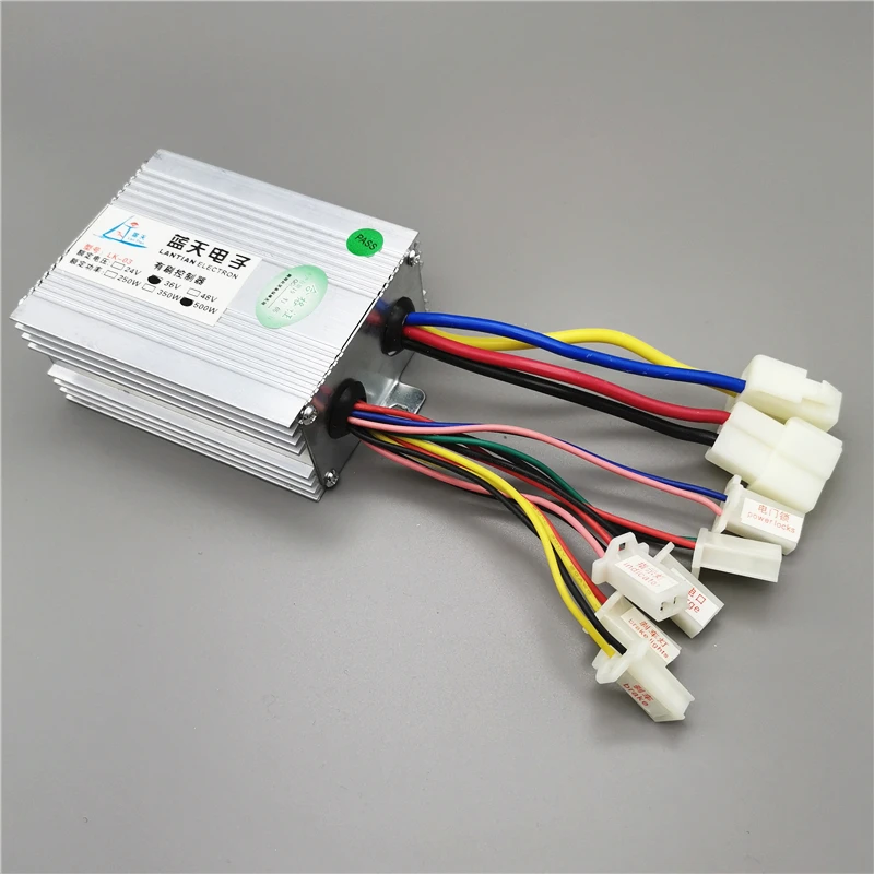 36V 500W Щетка постоянного тока контроллер двигателя для электрического велосипеда скутер 12V24V36V48V350W 500 Вт Электрический трицикл аксессуары - Цвет: 36V 500W