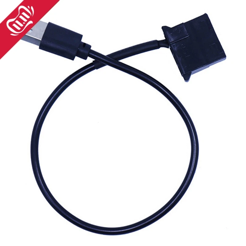 

4Pin Female to 5V USB Male USB Adapter Cable USB to 4 Pin Molex Fan Power Cable Computer Case Adapter Cord