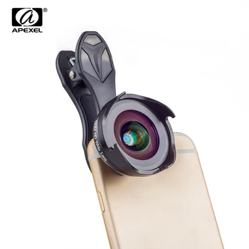 

Apexel professional HD phone camera lens include 0.6x Wide Angle and 10x Macro Lenses for iPhone XS MAX XR X 7 8 6 6s 5 5sPlus