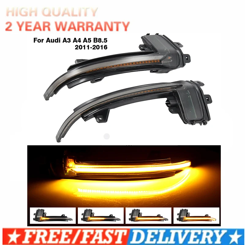 Adatto Per Audi A4 A5 B8 B 8.5 A3 8P Q3 A6 C6 4F S6 Sq3 A8 D3 8K Rs3 Rs4 S5 Indicatore Dinamico Specchio Retrovisore