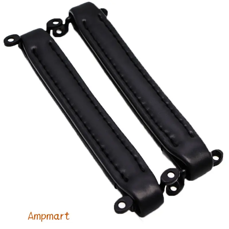 Ampmart Schwarz Vintage Stil Leder Griff Für Fender Gitarre AMP Schrank Mit Schraube 1PC – Detail 3