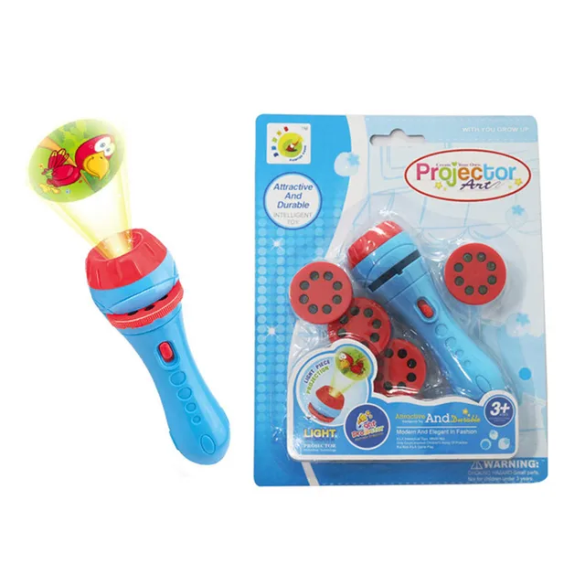 Baby Educational Flashlight Bedtime Story Flashlight Projector Lamp Kid Early Education Toy Holiday Birthday Christmas New Year 5