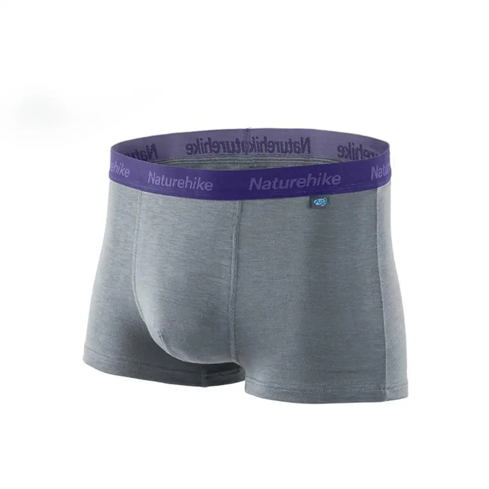 Outdoor Sports Silver Ion Men's Boxer Briefs Breathable Wicking Stretch Quick-drying Underwear - Цвет: 3