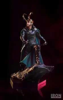 

animiation model PVC Action Figure Marvel Avengers Thor Loki statue 25cm garage Kits collection Model kids Toy gift w0119