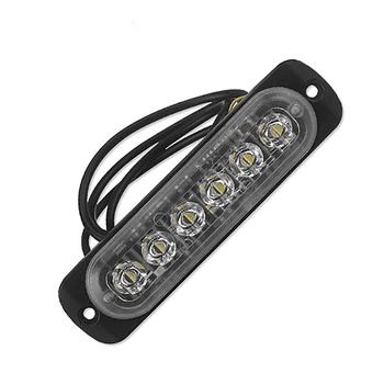 

12V-24V 6LED Light Flash Emergency Car Vehicle Warning Strobe Flashing