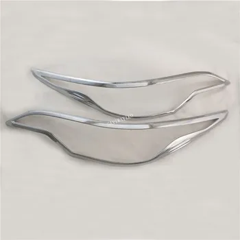 

For Toyota Fortuner 2015 2016 2017 2018 AN150/AN160 ABS Head Light Lamp Cover Trim Frame Protector Sticker Car Styling Accessory