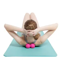 Двойной Массажный мяч для Лакросса, Йога, арахисовый мяч, бодибилдинг, фитнес, тренажерный зал, Домашний Массажер, роликовый Пилатес, упражнения, релиз мышц 10