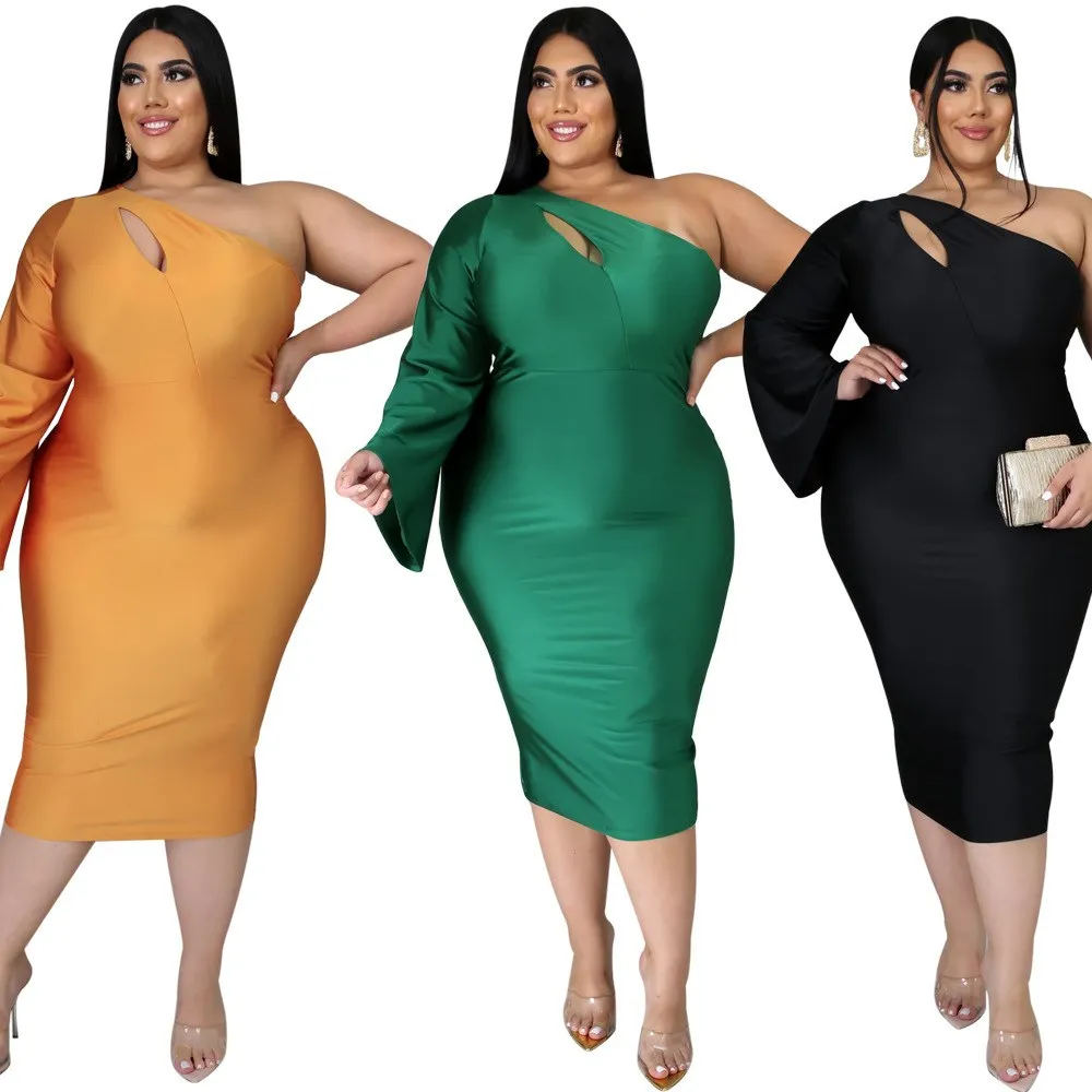 Женское платье Echoine размера плюс 2XL-5XL Сексуальные клубные Вечерние платья на одно