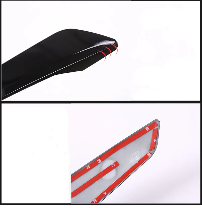 2PCS/set Car Out Side Vent Air Flow Outlet Sticker Decoration For BMW G30 G38 New 5 Series 2017 2018 Fender Wind Port Cover Trim