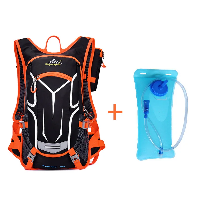 Открытый велосипедный мешок водонепроницаемый велосипедный рюкзак MTB велосипед сумки для воды для мужчин и женщин Альпинизм Кемпинг рюкзак туристический - Цвет: Orange water bag